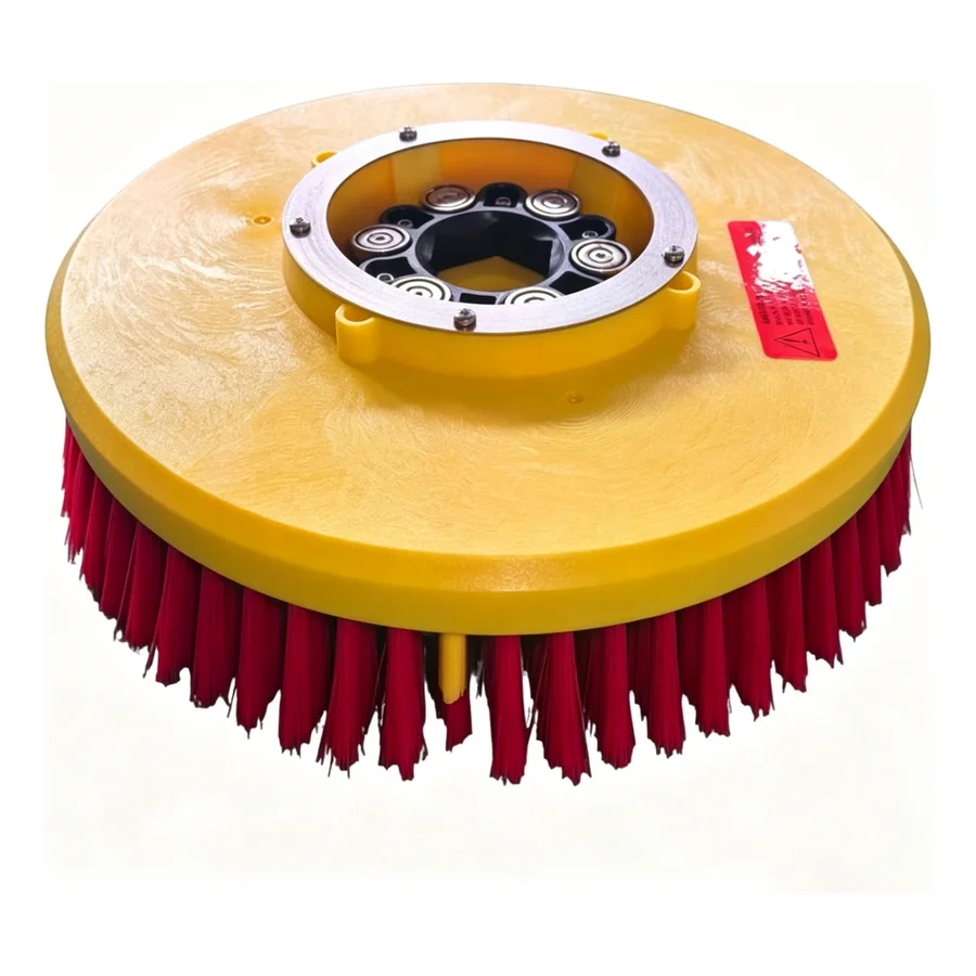 9" Magnetisk Børstediskmontering-(Rød)