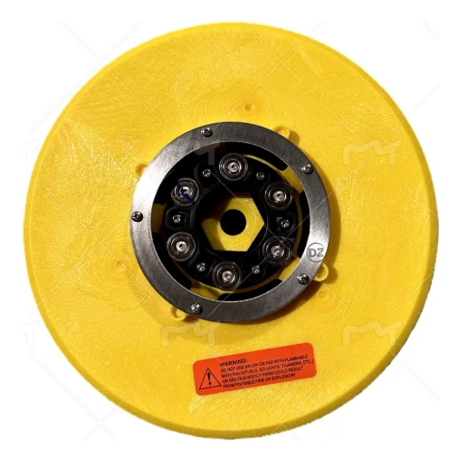 9" Magnetisk Børstediskmontering-(Rød, Bredere versjon)